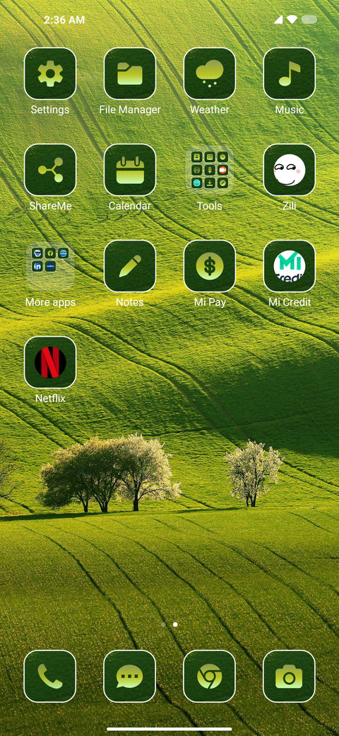 Greenery screenshot