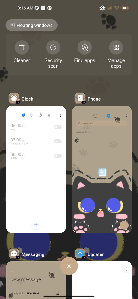 Big eyed black cat screenshot