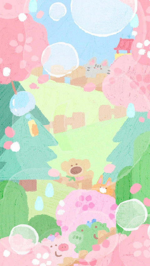 治愈系童趣插画风格-锐景创意 screenshot