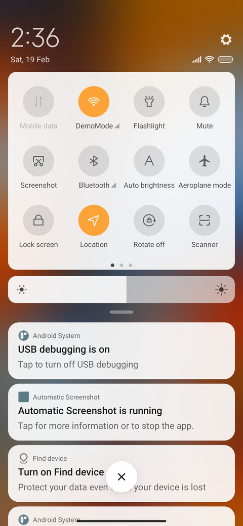 Simple screenshot