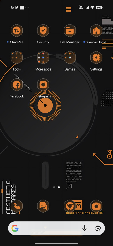 Orange Module screenshot