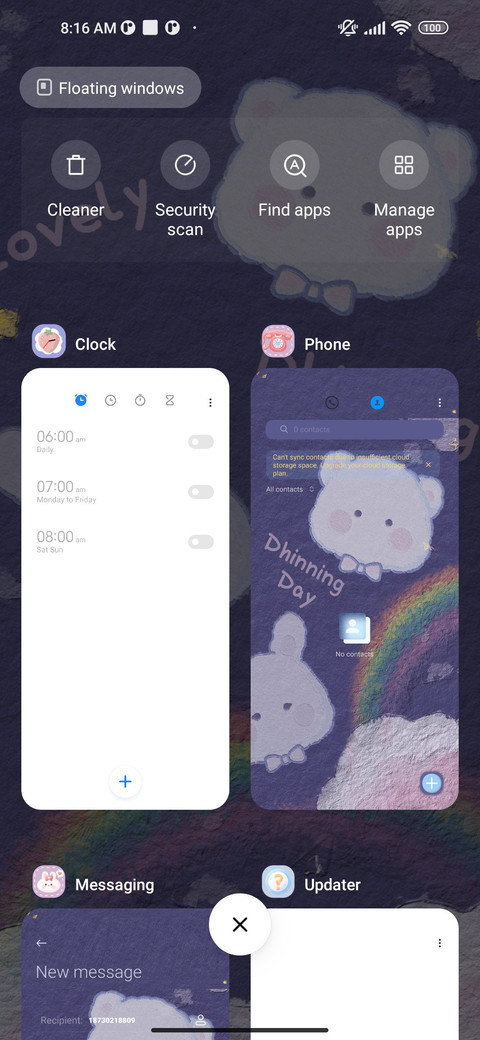 cute dial clock screenshot