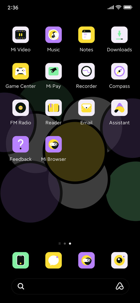 My circle diagram screenshot