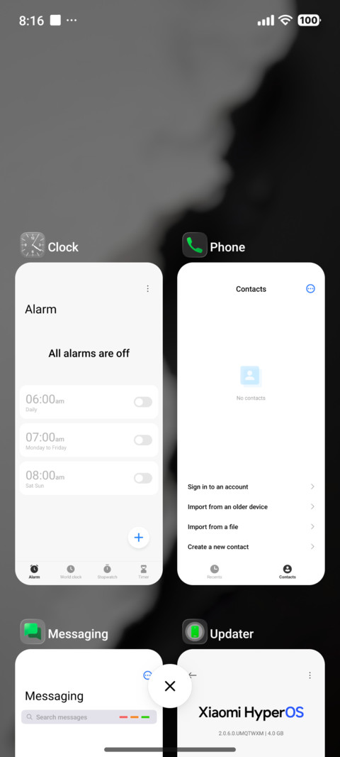 OX RU7 screenshot