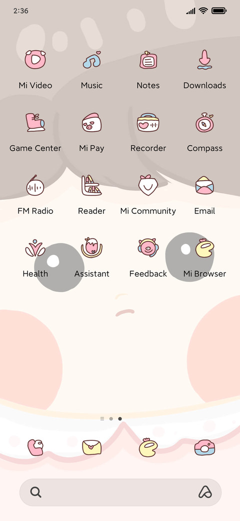 Big face plate screenshot