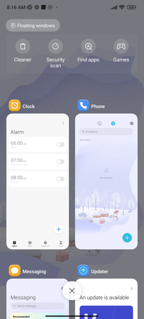 Snowfall Night screenshot