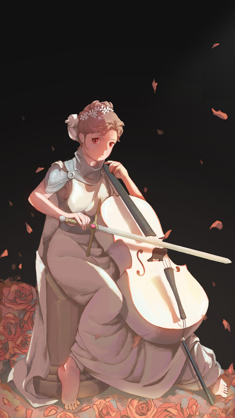 Girl is Playing Cello screenshot