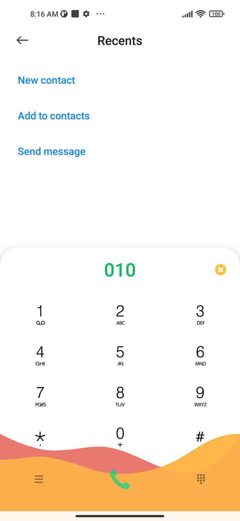 Simple color screenshot