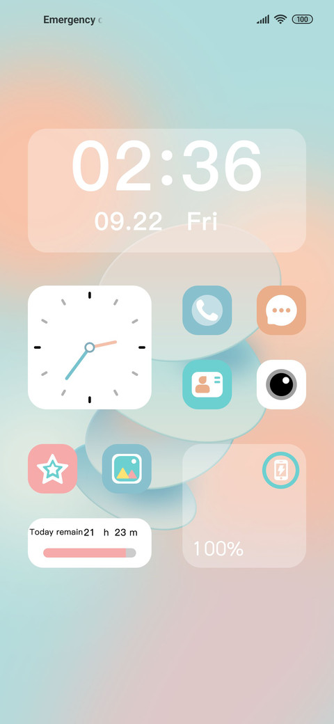 Geometric circle screenshot