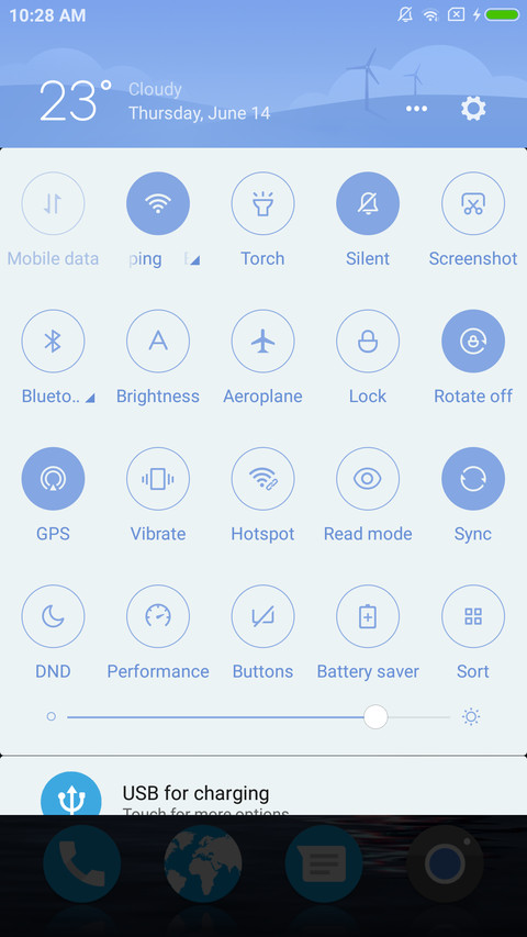 Minimalist screenshot