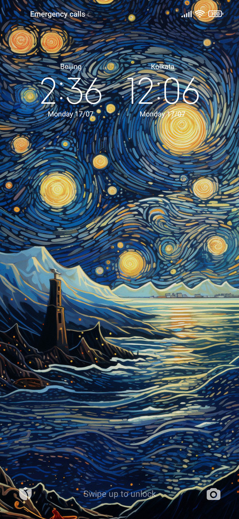 Night Sky Coastal screenshot