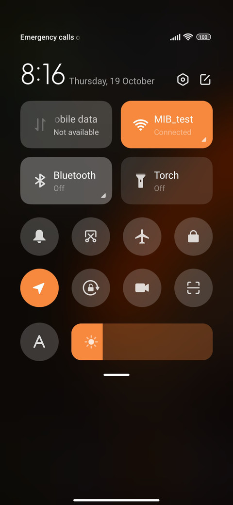 Orange Tone screenshot