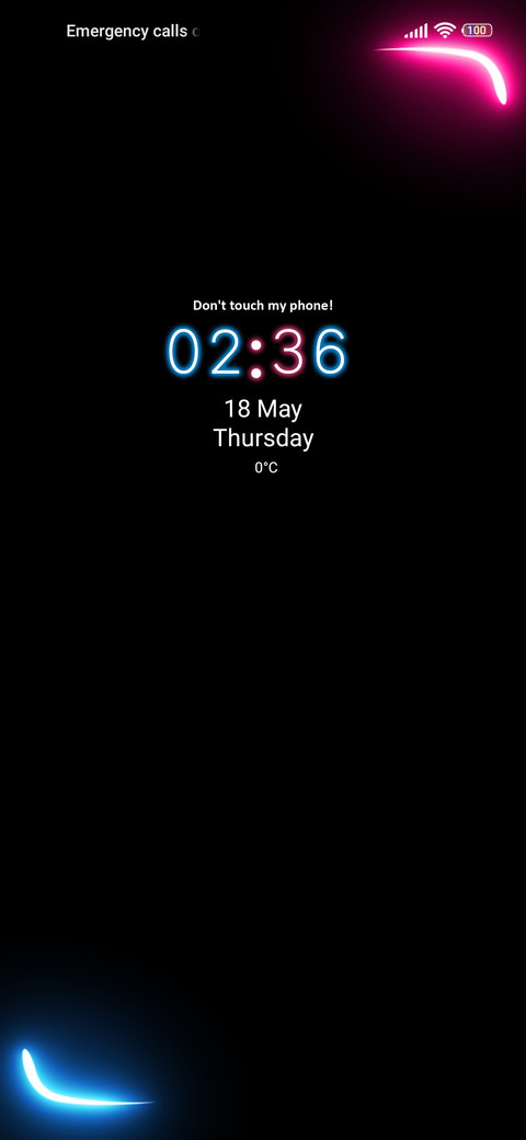 Broken screen screenshot
