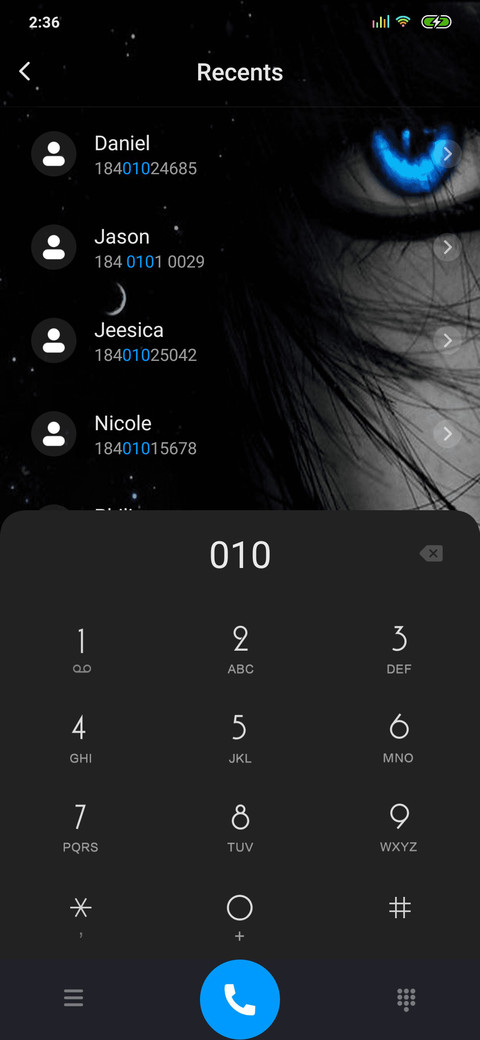 Blue Eye screenshot