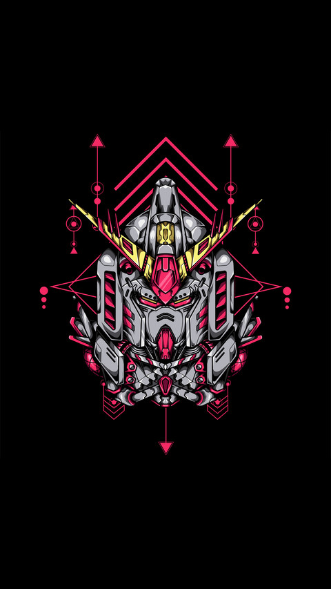 Gundam illustration screenshot