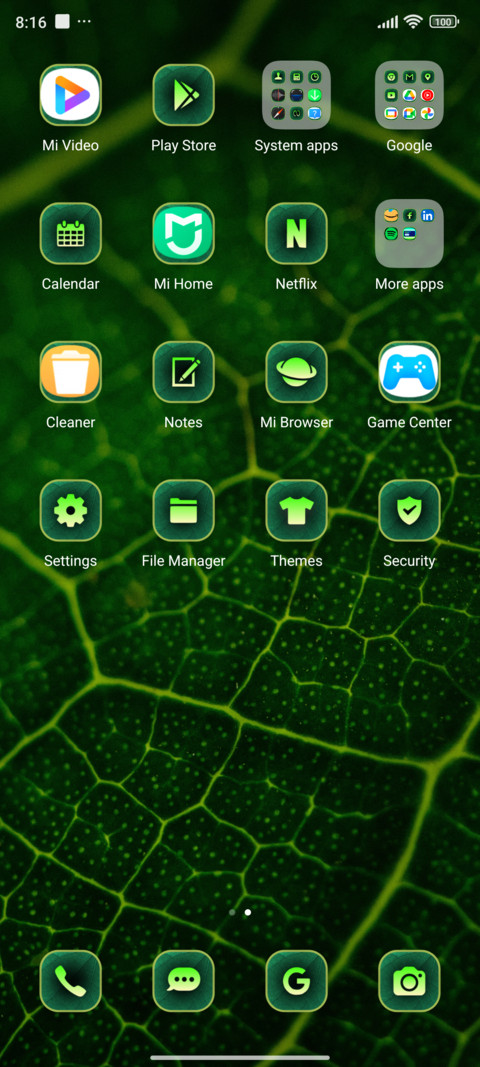 macro leaf screenshot