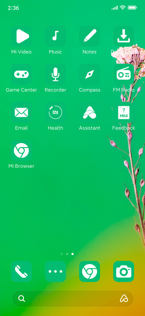 Flat Green screenshot