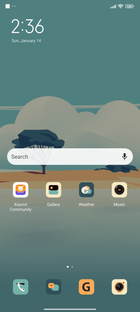 Floating clouds screenshot
