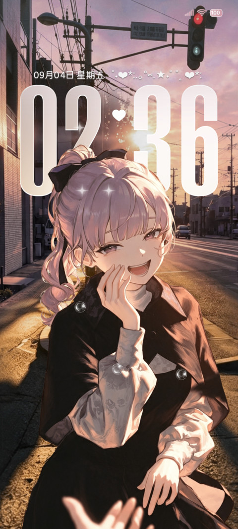 OS重感 晚霞与你 screenshot