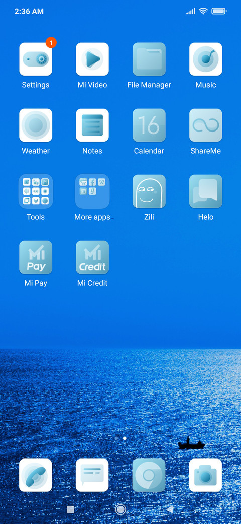 BLUE V10 screenshot
