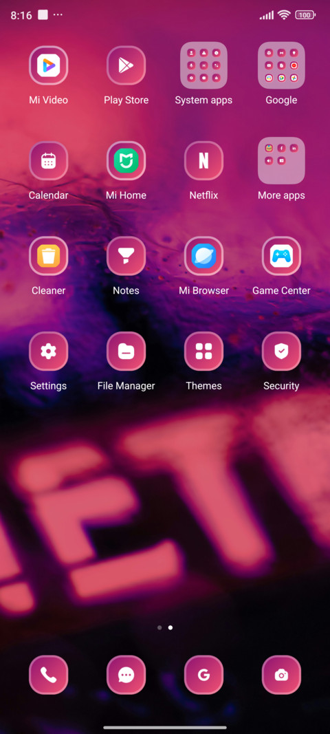 Neon Blur screenshot