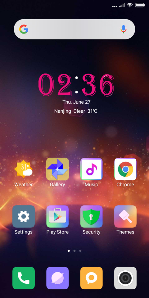 Black Android screenshot