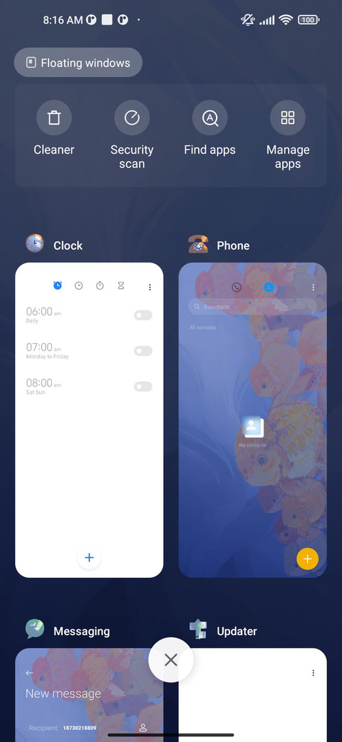 Memory touch screenshot