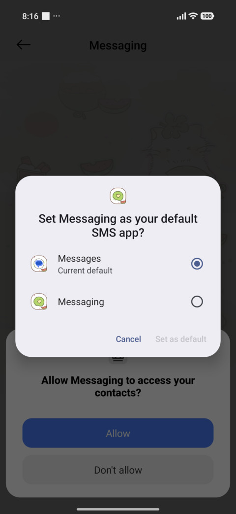 Melon Cat Sticker screenshot