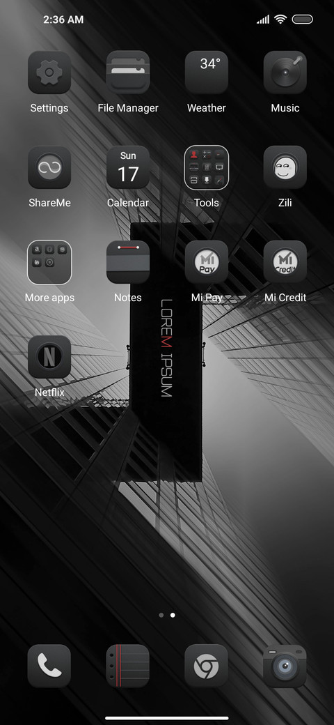 PureBusinessBlack screenshot