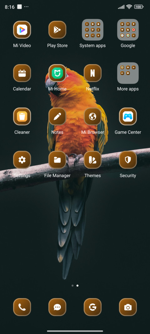 Golden Parrot screenshot