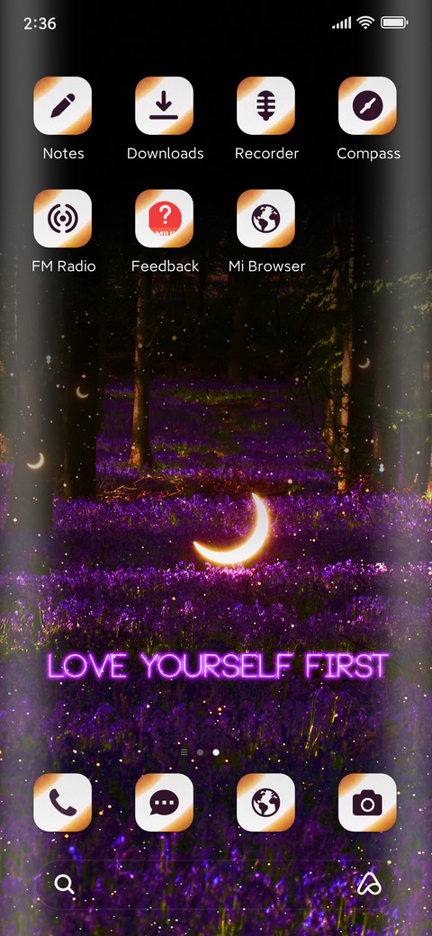 Purple Moon Glow screenshot