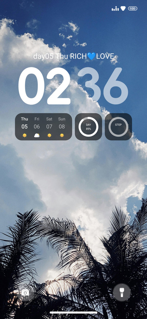 blue sky screenshot