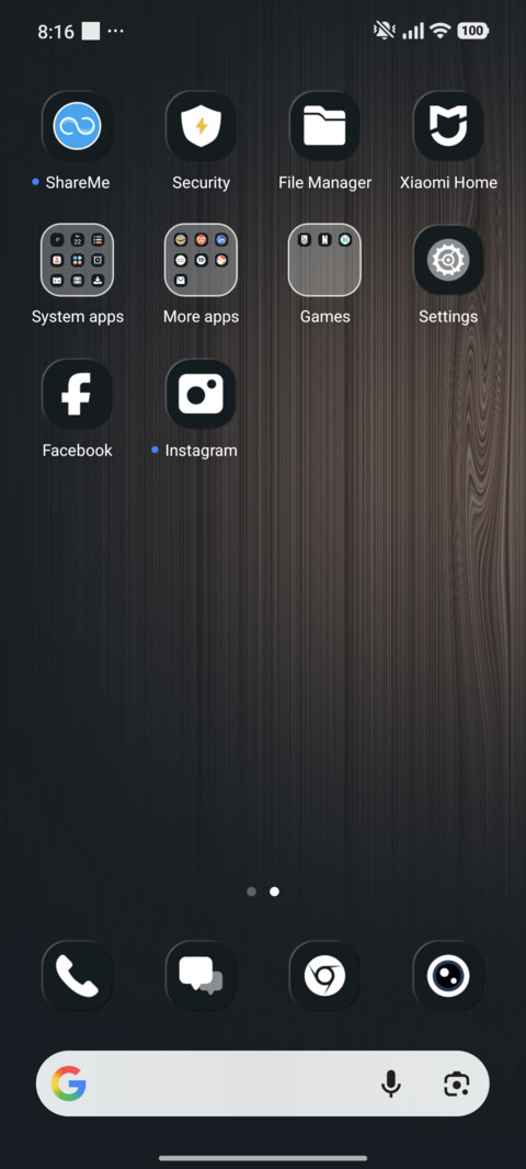 Dark Wood Grain screenshot