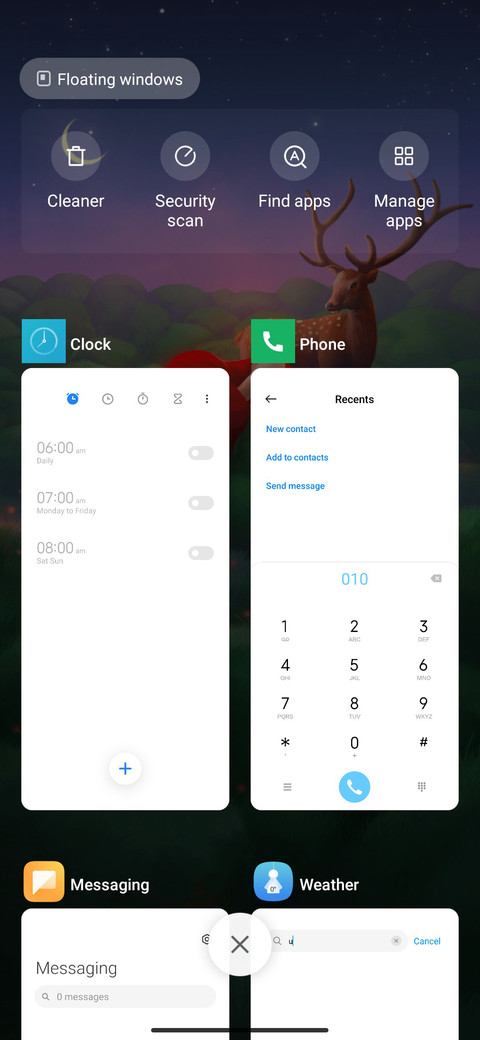 Sleeping screenshot