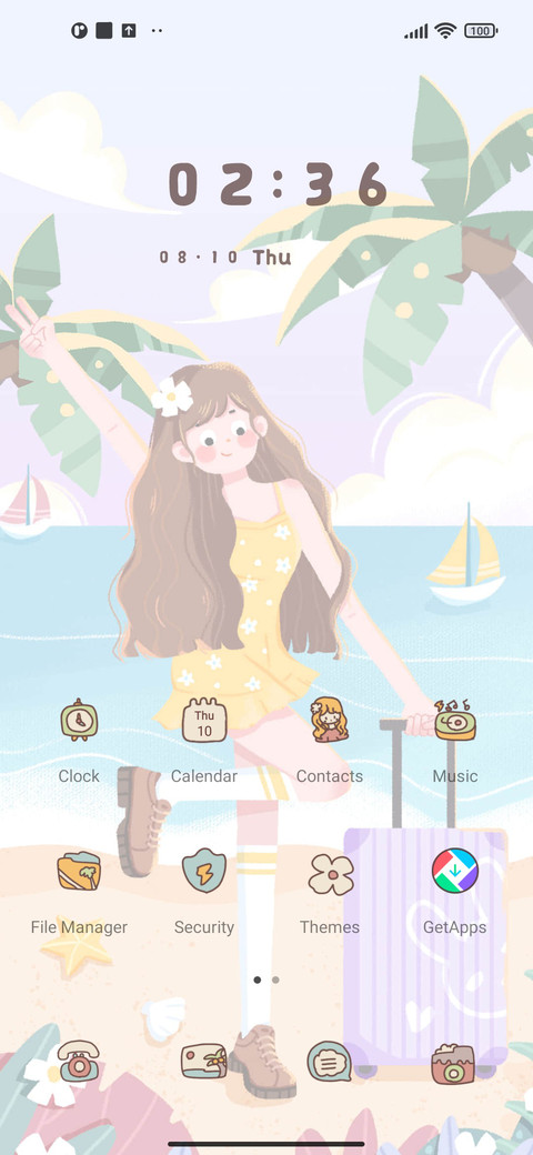 Beach sea breeze screenshot