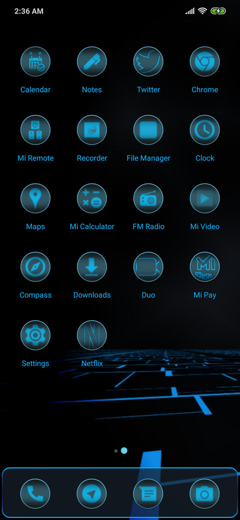 Blue Aliens screenshot