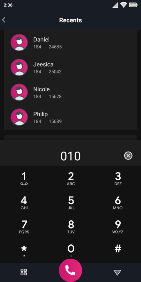 DARK PINK V10 screenshot