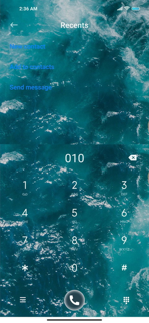 Eye protection sea screenshot