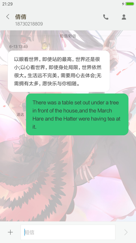 约会大作战【花瓣雨+自由桌面】 screenshot