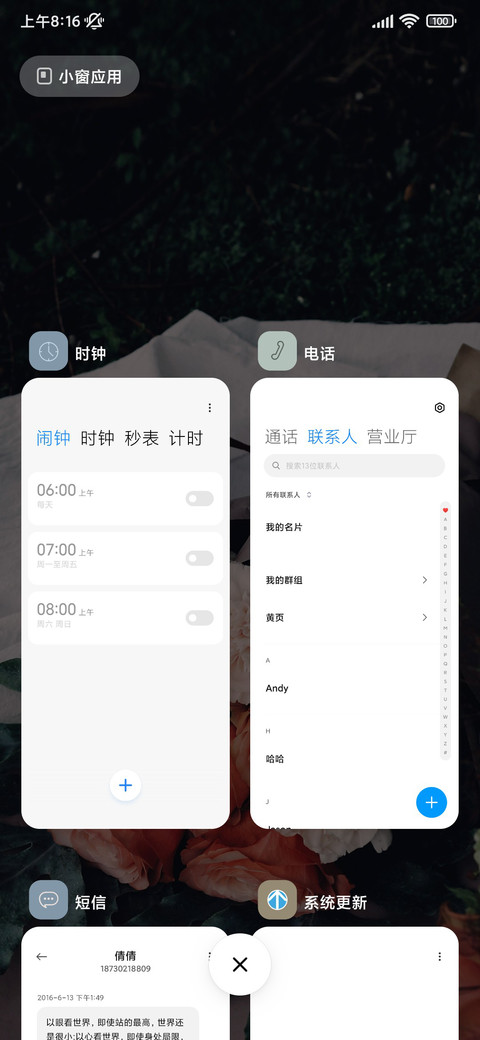 简约花语 黑色浪漫 screenshot