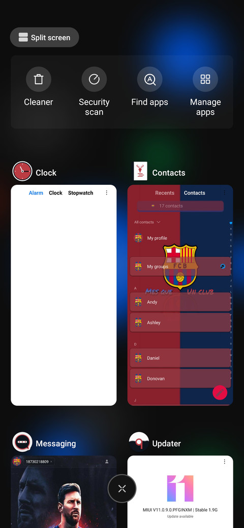 Barca V11 screenshot