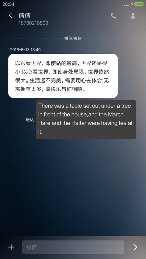 蓝色与静谧 screenshot