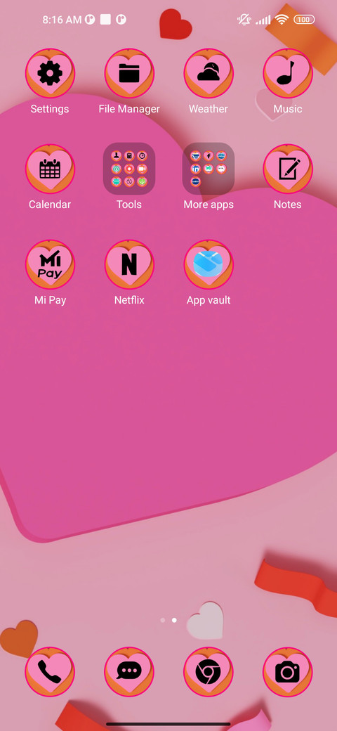 Valentines post screenshot