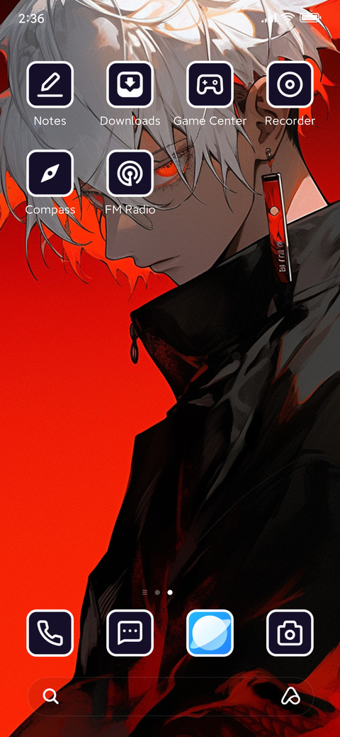 white-haired boy screenshot