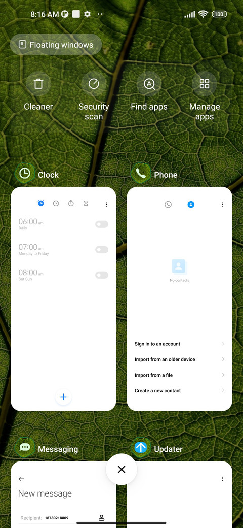 nature greeny screenshot