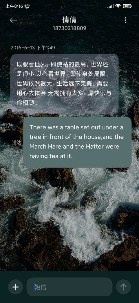 简约海浪 screenshot