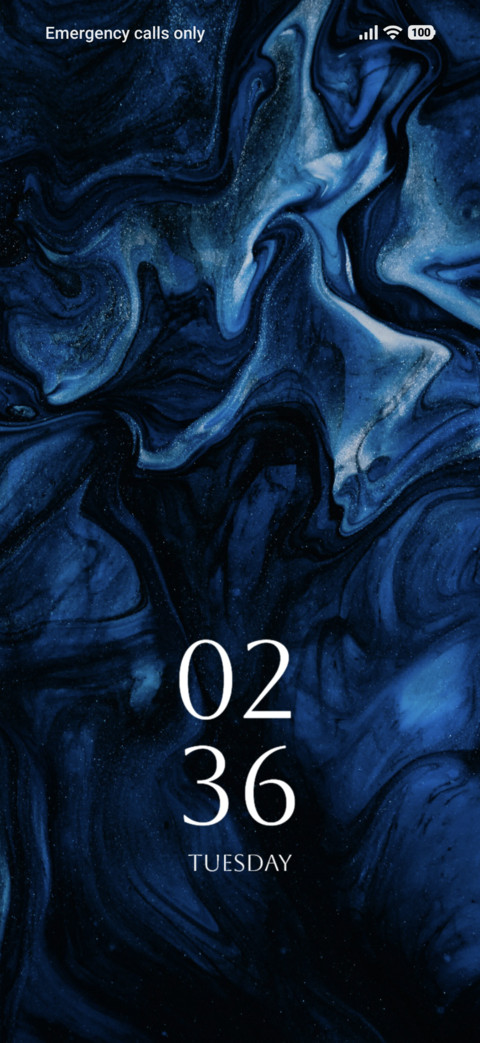 Blue Liquid screenshot