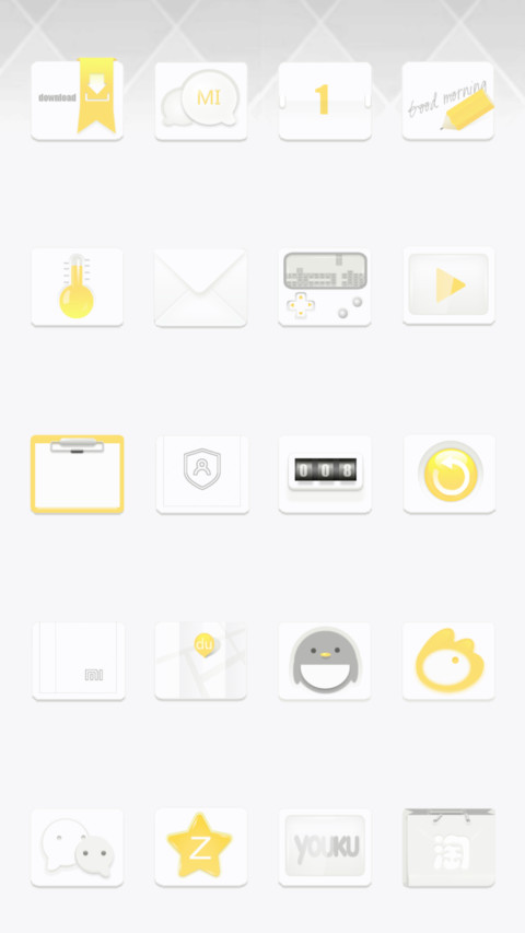 Hello yellow screenshot