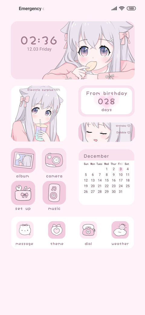 Girl Birthday Time screenshot