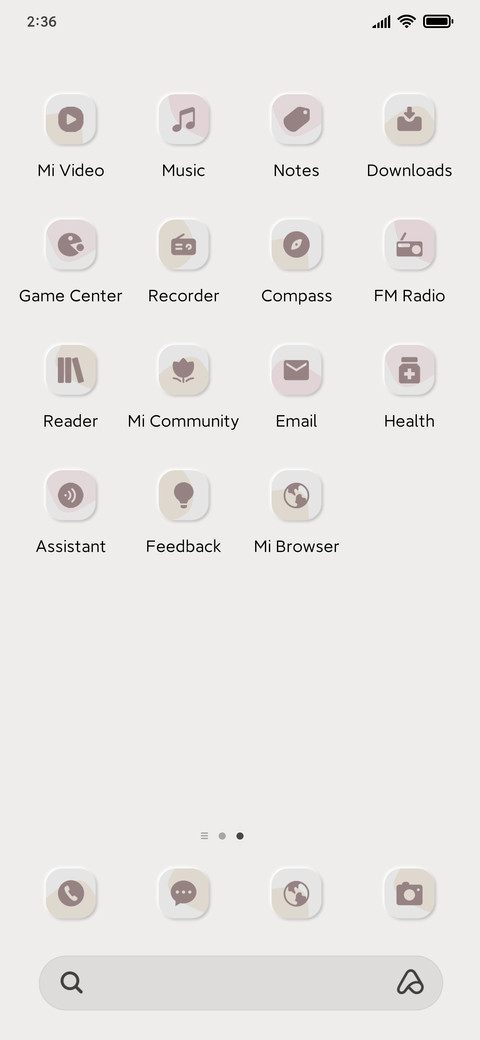 Minimalist Morandi screenshot